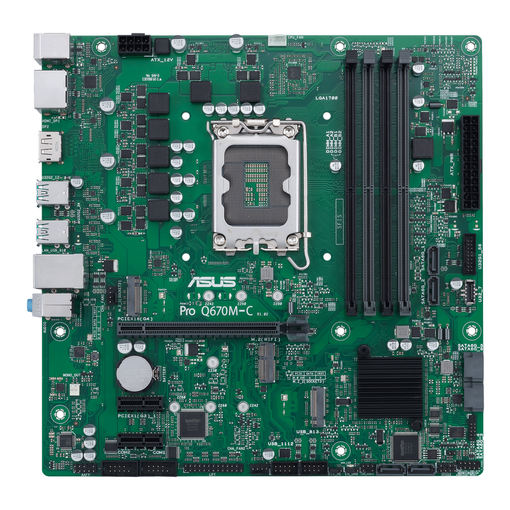 [PROQ670M-C] MAINBOARD ASUS PRO Q670M-C-CSM LGA1700