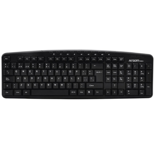 [KEYARGARGKB7807] TECLADO ARGOM ARG-KB-7807 USB NEGRO