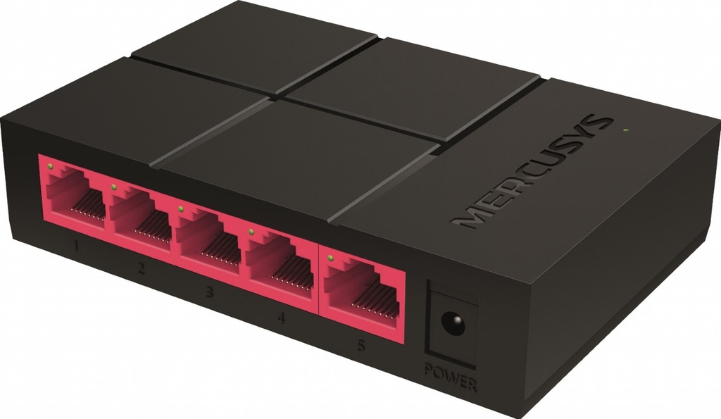 SWITCH MERCUSYS ESCRITORIO 5-PORT 10-100-1000MBPS MS105G