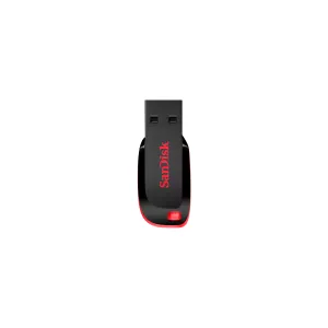 [FMESNDZ5032GB35] FLASH MEMORY SANDISK 32GB Cruzer Blade USB-A 2.0 Black-Red