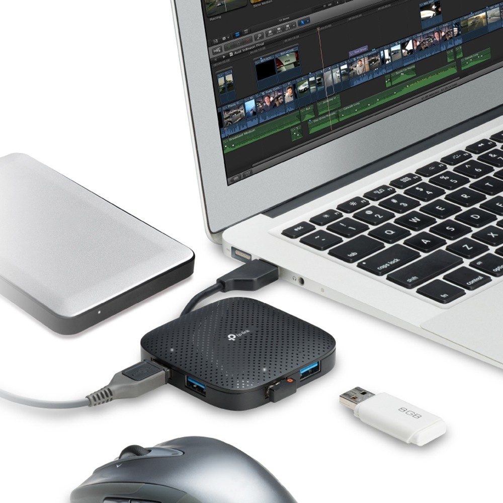 HUB PORTATIL DE 4 PUERTOS USB 3.0 UH400