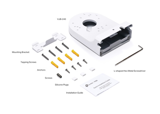 [ACCTPLVJB-240] CAJA DE CONEXIONES PARA CAMARA IP 7.1x5.3x2.3 inch