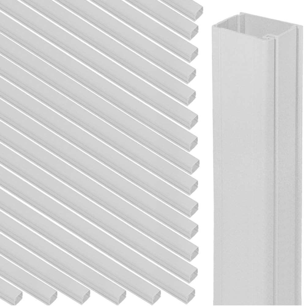 CEILING ENTRY RACEWAY 1 1-4 BLANCO (10SETS-BAGS)