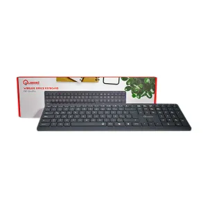 [KEYQUAQK-SLMPRO] TECLADO QUASAD QK-SLIMPRO Wireless Recargable Slim Desing Black