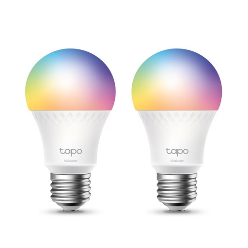 [ACCTPLTPL535E2P] FOCO INTELIGENTE TP-LINK TAPO SMART WIFI LIGHT MULTICOLOR 1055 LUM. CONTROL POR VOZ (2 PACK)