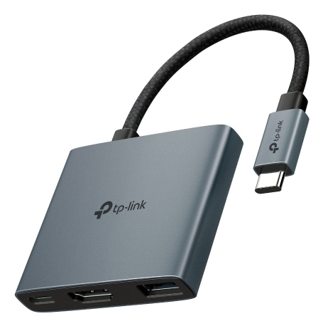 HUB TP-Link USB Tipo-C 3 in 1 con Puerto HDMI 4K 60Hz Silver