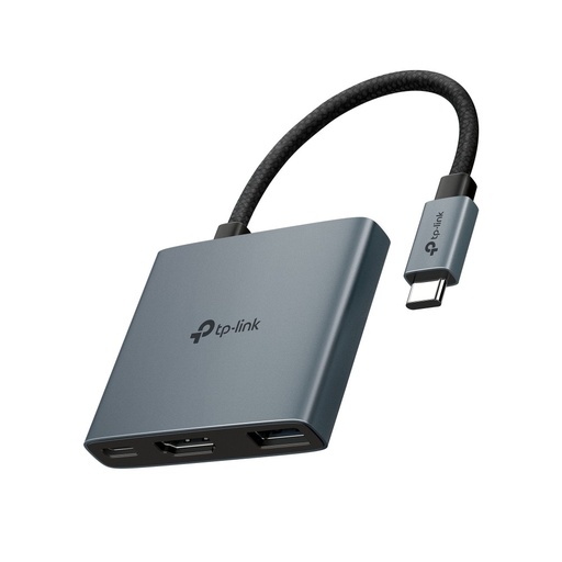 [HUBTPLUH3020C] HUB TP-Link USB Tipo-C 3 in 1 con Puerto HDMI 4K 60Hz Silver