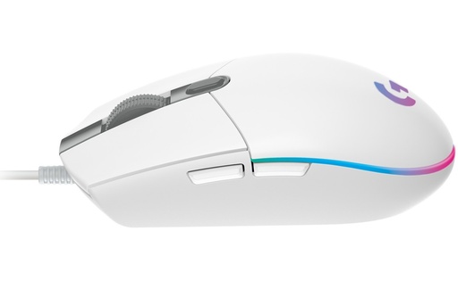 [MOULOG910005791] MOUSE LOGITECH GAMING G203 BLANCO ALAMBRICO RGB LIGHTSYNC G-HUB