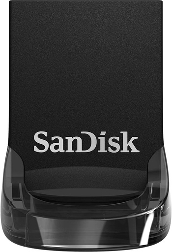 [FMESNDZ43064GBK] FLASH MEMORY SANDISK 64GB ULTRA FIT USB 3.2 HASTA 130MBS Black