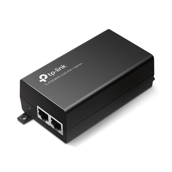 [ADATPLPOE260S] ADAPTADOR TP-Link 2x2.5 Gbps ports PoE+ Inyector 30W Plug and Play Power Supply Integrada