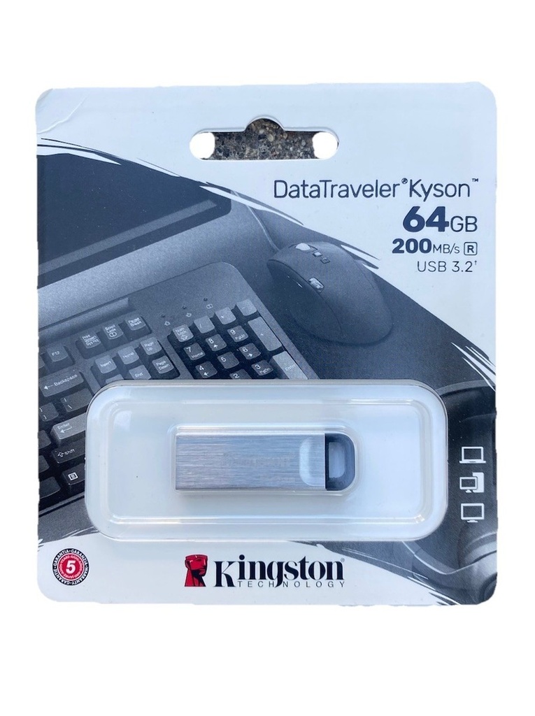 FLASH MEMORY KINGSTON DATATRAVELER KYSON DTKN 128GB USB 3.2