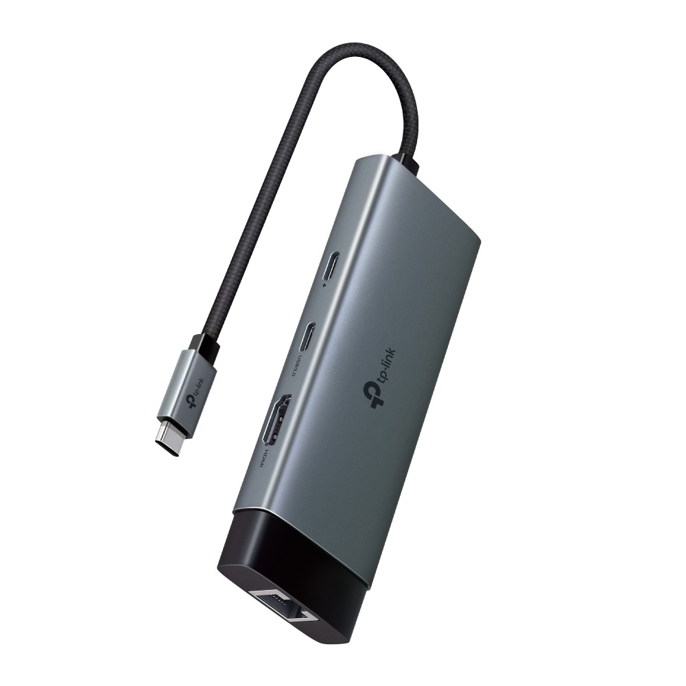 HUB TP-Link USB Tipo-C 6 in 1 Ultra HD Gigabit Carga-Rapida 100W transferencia Datos 5Gbps Plug-Play