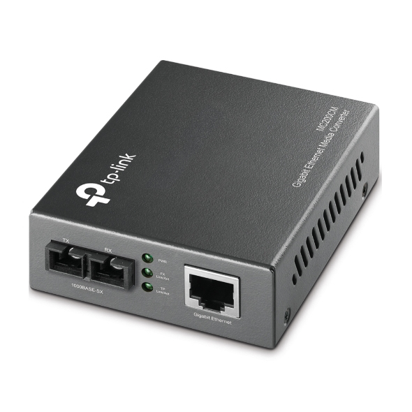 [ADATPLMC200CMV4] CONVERTIDOR TP-LINK MC200CM Gigabit Mult-Mode 110-100-1000Mbps RJ45 Port Ext. Fiber hasta 0.55Km