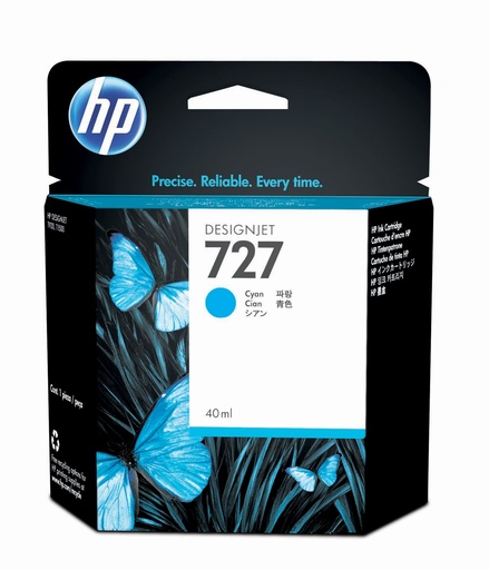 [SUMHPXB3P13A] CARTUCHO HP 727 CIAN 40ML
