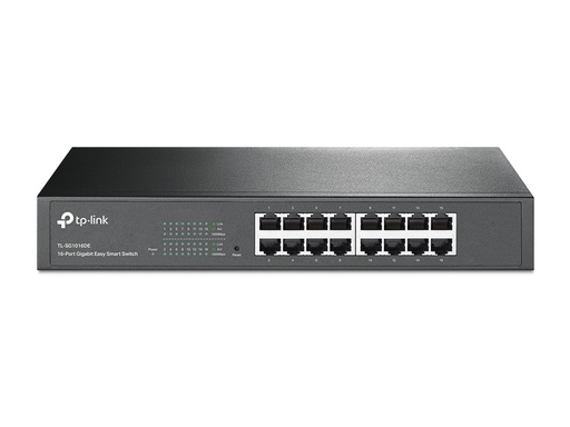 [SWITPLTLSG1016D] SWITCH TP-LINK 16PORT GIGABIT RJ45 GIGABIT 10-100-1000MBPS RACK-MOUNTABLE NEGRO