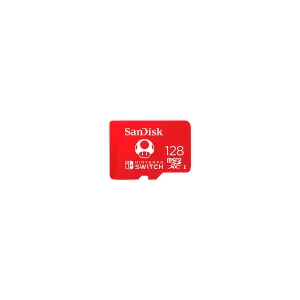 [MEMSNDXAO128GGN] Memory Sandisk micro-SDXC 128GB 100MBs with Licencia Nintendo Switch