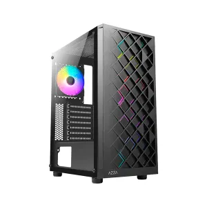 [CASAZZCSAZ280B] CASE AZZA CSAZ-280B SPECTRA GAMING MID-TOWER ATX TEMPERED GLASS BLACK