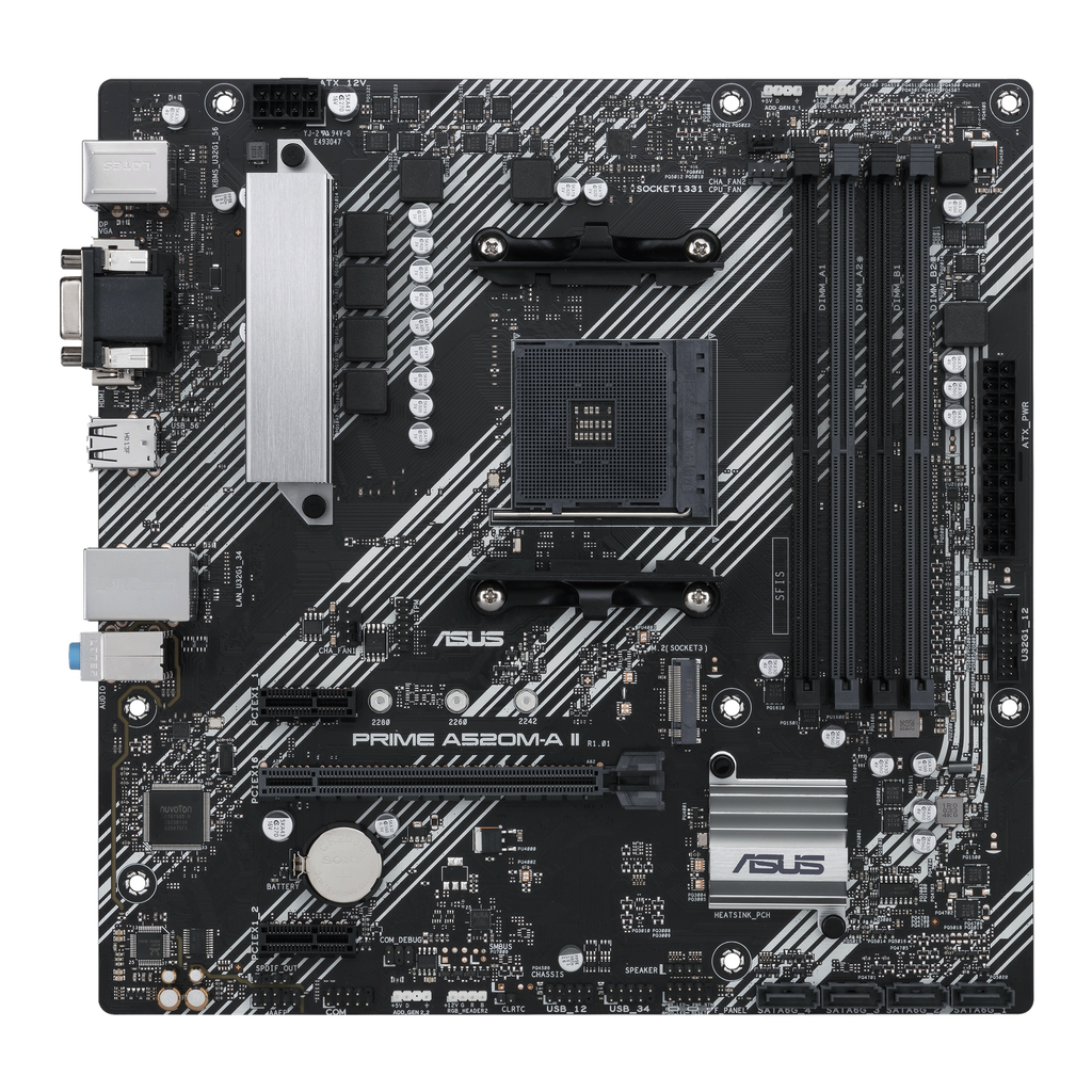 [MBOASUA520M-K] MBO ASUS PRIME A520M-K AM4 RYZEN 2DA. 2XDDR4 HDMI DP 12USB 4PCIE MATX