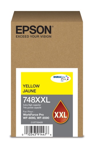 [SUMEPST748XL420] Carucho Epson DURABrite Pro 748XXL Extra-High Capacity 7K Yellow