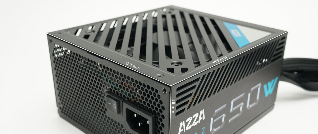 FUENTE DE PODER AZZA PSAZ-650W 650W 80 PLUS BRONZE NEGRO