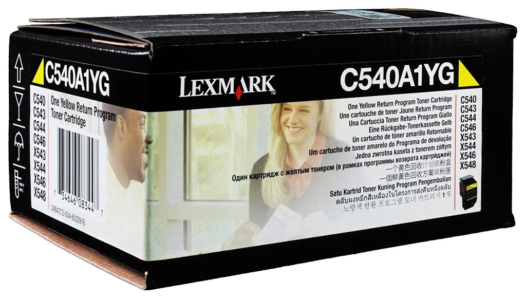 TONER AMARILLO 1K C540-543-544-546 | X543-544-546-548