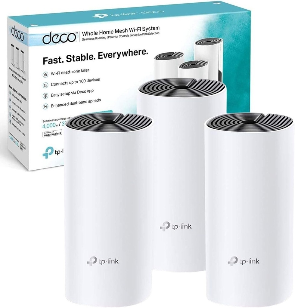 DECO AC1200 WHOLE HOME MESH 3 PACK DECO M4 (3-PACK)