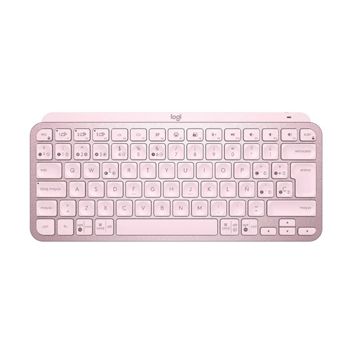 [KEYLOG920010478] TECLADO LOGITECH MX KEYS MINI INALAMBRICO RF WIRELESSBLUETOOTH ROSA