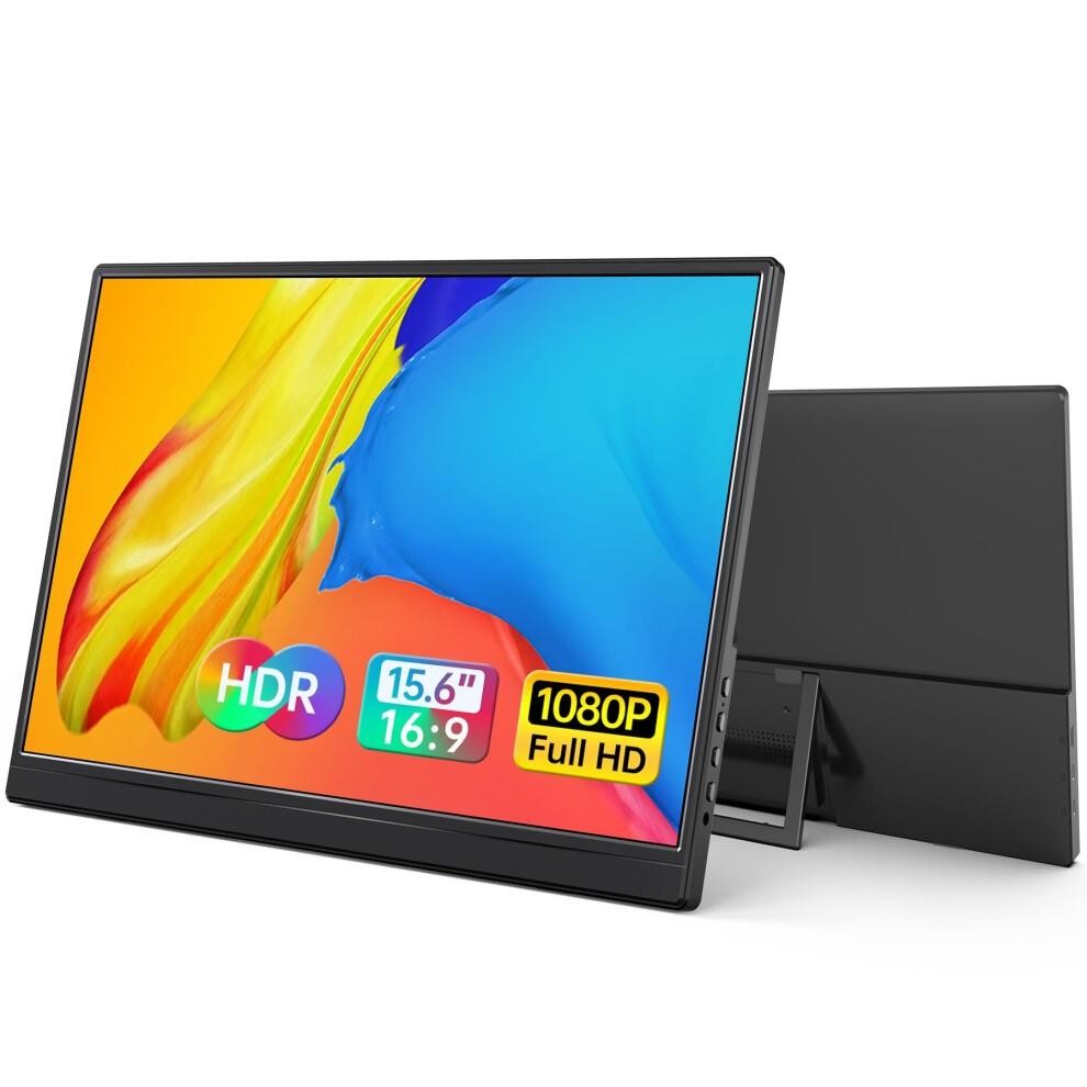 MONITOR ULTRA-SLIM YXK 15.6PULG. PORTABLE FULL-HD IPS USB-C HDMI BLACK