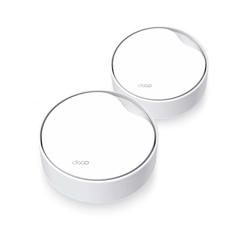 [ADATPLDECOX502P] DECO TP-LINK X50-POE WI-FI 6 DOBLE BANDA MESH AI AX3000 BLANCO (2 PACK)