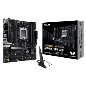 [MBOASUA620M-PLS] MBO ASUS A620M-Plus Wifi AMD AM5 Ryzen 7000 Series 4DDR5 HDMI 2DP 2M.2 USB3.2 PCIE4.0 mATX