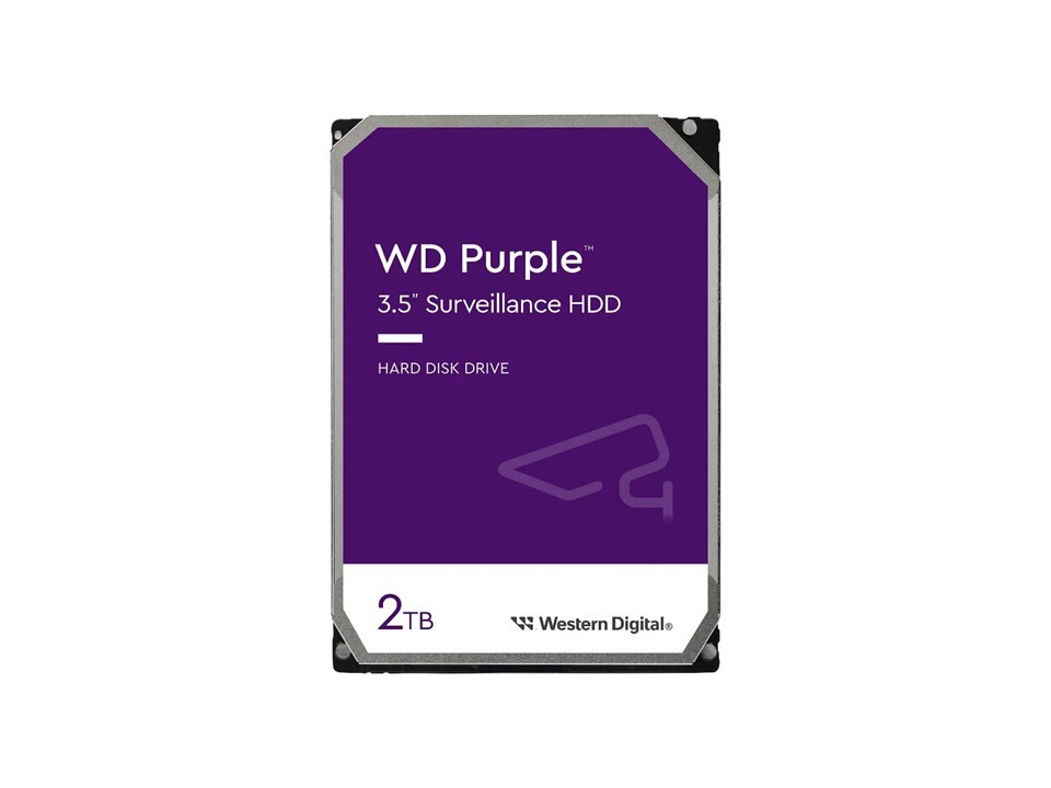 DISCO DURO WESTERN DIGITAL INTERNO 2TB 5400RPM 3.5INC.24-7 256MB CACHE 3Y PURPLE