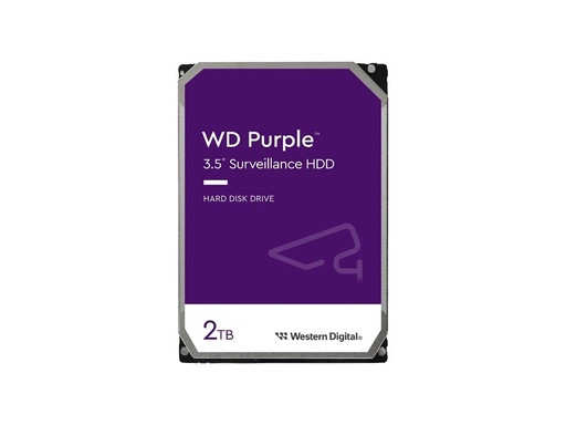 [HDDWDIWD23PURZ] DISCO DURO WESTERN DIGITAL INTERNO 2TB 5400RPM 3.5INC.24-7 256MB CACHE 3Y PURPLE