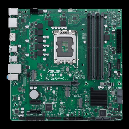 [MBOASUB1I30M0UB] MBO ASUS PRO Q670M-CE-CSM 14VA LGA1700 4DDR5 HDMI 2DP 2M.2 4USB-3.2 2USB-A PCIE4.0 mATX