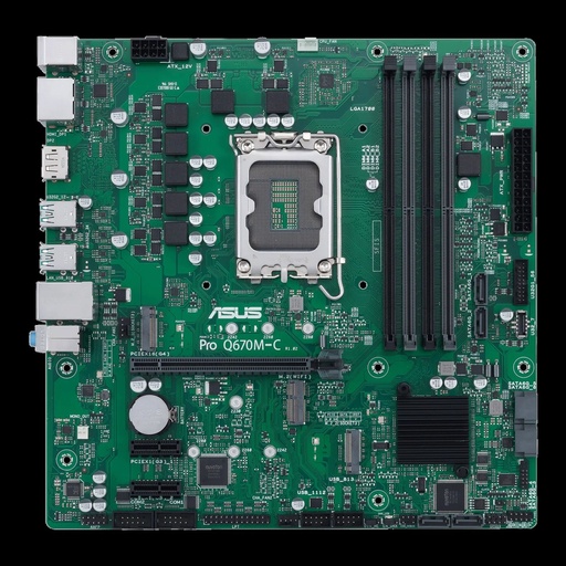[MBOASUB1I30M0UB] MBO ASUS PRO Q670M-CE-CSM 14VA LGA1700 4DDR5 HDMI 2DP 2M.2 4USB-3.2 2USB-A PCIE4.0 mATX