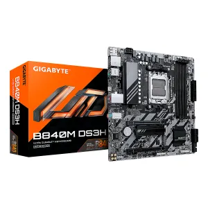[MBOGIBB840MDS3H] MBO GIGABYTE B840M DS3H AM5 AMD Ryzen 9000 DDR5-5200 HDMI 2DP 2M.2 6USB PCIe 4.0 mATX