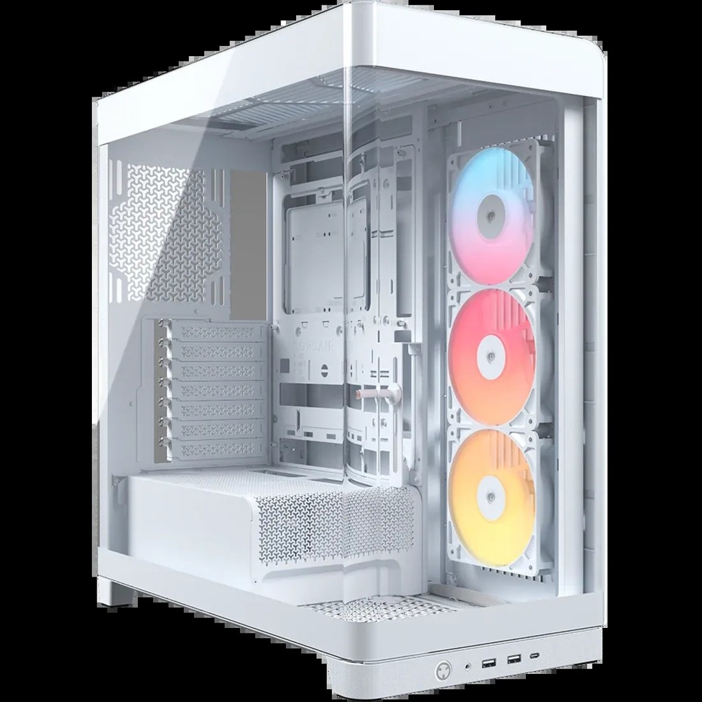 CASE CORSAIR ATX 4500X FRAME RS-R ARGB Panoramic Glass 2USB3.2 HD-Audio Mid-Tower White