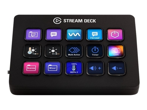 [ADACOR10GBA9901] STREAM DECK LCD CORSAIR 15 TECLAS CUBIERTAS DE FLUJO MK.2