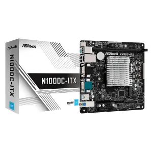 [MBOASRN100-ITX] MBO ASROCK N100DC-ITX - Intel Quad-Core N100 DDR4-2-SATA3 Supports Intel Turbo Boost Mini-ITX