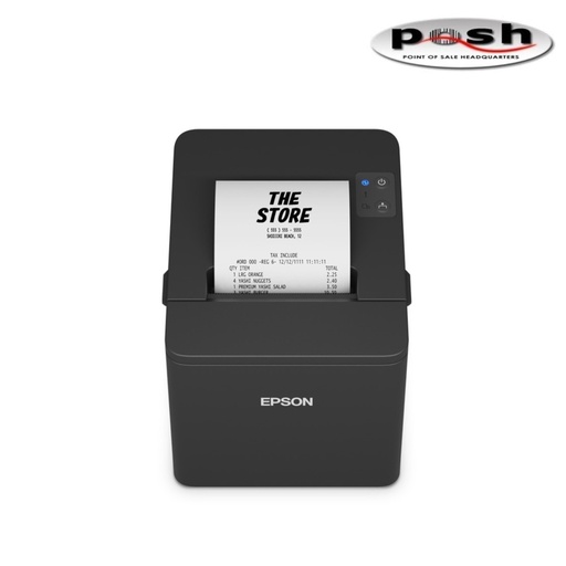 [IMPEPSTM-T20IV] Imp. EPSON Termnica Lineal TM-T20IV 203dpi 250mm-seg. Ethernet USB-B RS-232 Black