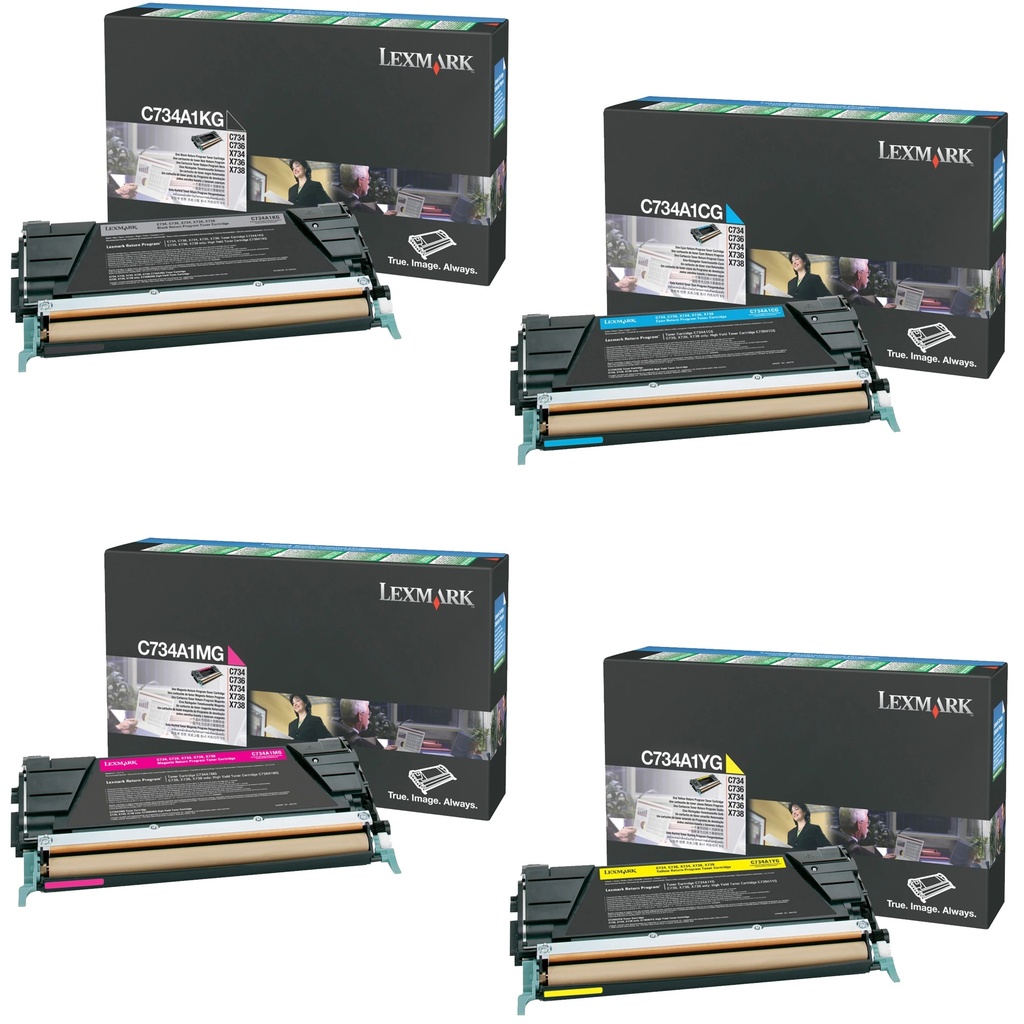 TONER LEXMARK C734A1KG