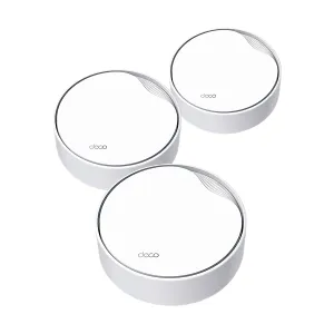 DECO TP-LINK X50-POE WI-FI 6 DOBLE BANDA MESH AI AX3000 BLANCO (3 PACK)