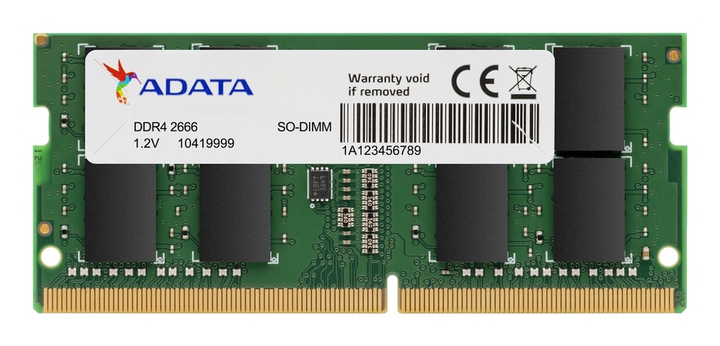 SO-DIMM ADATA 16GB PC-2666 DDR4 SINGLE TRAY SO-DIMM2666X816GBI