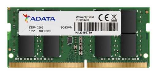 [DIMADASD16GP266] SO-DIMM ADATA 16GB PC-2666 DDR4 SINGLE TRAY SO-DIMM2666X816GBI