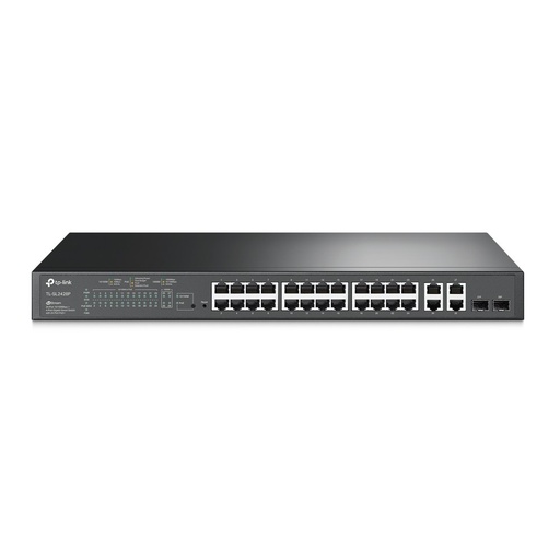 [SWITPLSL2428P] SWITCH TP-LINK SL2428P Omada Smart 24P PoE Plus 10-100Mbs 4P Gigabit