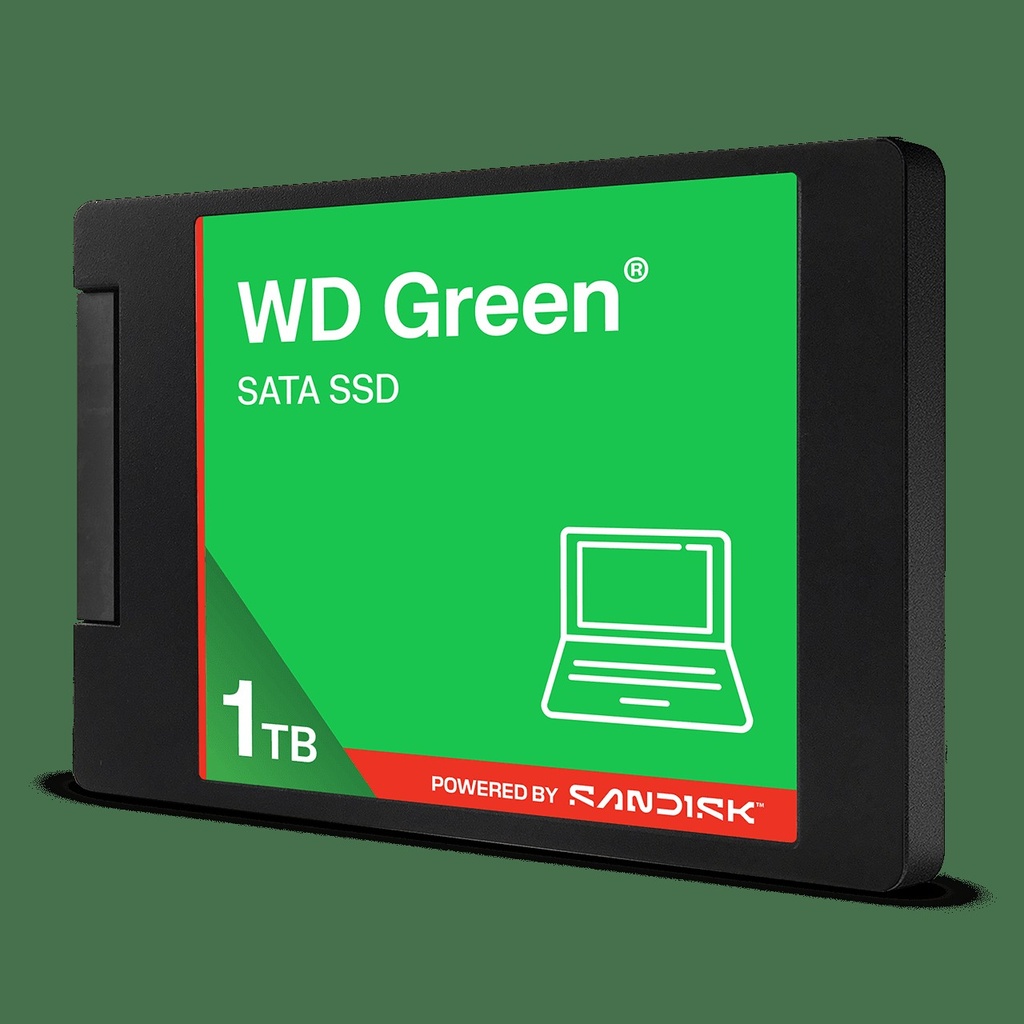 [HDDWDIS100T5G0A] SSD WESTERN DIGITAL 1TB SATA III 6GB-s 2.5Inch 545MB-s Green