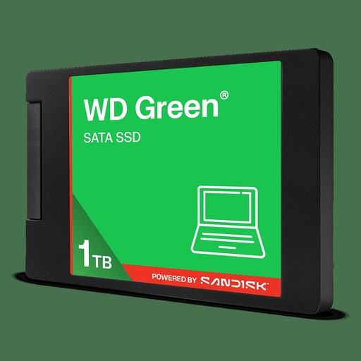 [HDDWDIS100T5G0A] SSD WESTERN DIGITAL 1TB SATA III 6GB-s 2.5Inch 545MB-s Green