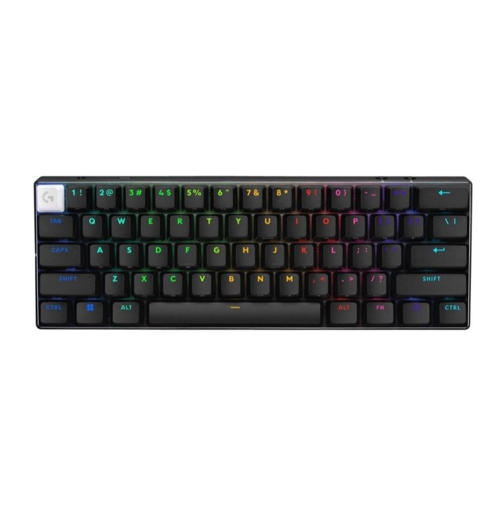 TECLADO LOGITECH G PRO X 60 LIGHTSPEED WIRELESS GAMING ULTRA COMPACT TKL MECHANICAL RGB BLACK