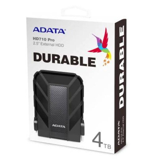 [HDDADA4TBHD710K] DISCO DURO ADATA 4TB HD710 USB 3.1 ANTISHOCK WATERRESIST EXTERNO NEGRO