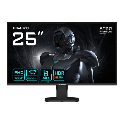[MONGIBGS25F2] MONITOR GIGABYTE GS25F2 24.5Inch Gaming SS-IPS FHD 1920X1080 2HDMI 1DP 200Hz Non-glare