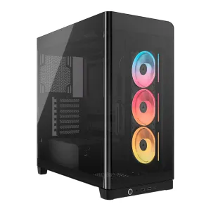 [CASCORCC9011316] CASE CORSAIR ATX 4500X LX-R RGB iCUE LINK Panoramic Glass 2USB3.2 HD-Audio Mid-Tower Black